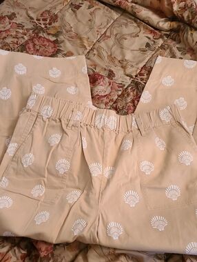 J Crew Shell Printed Wide Leg Pant